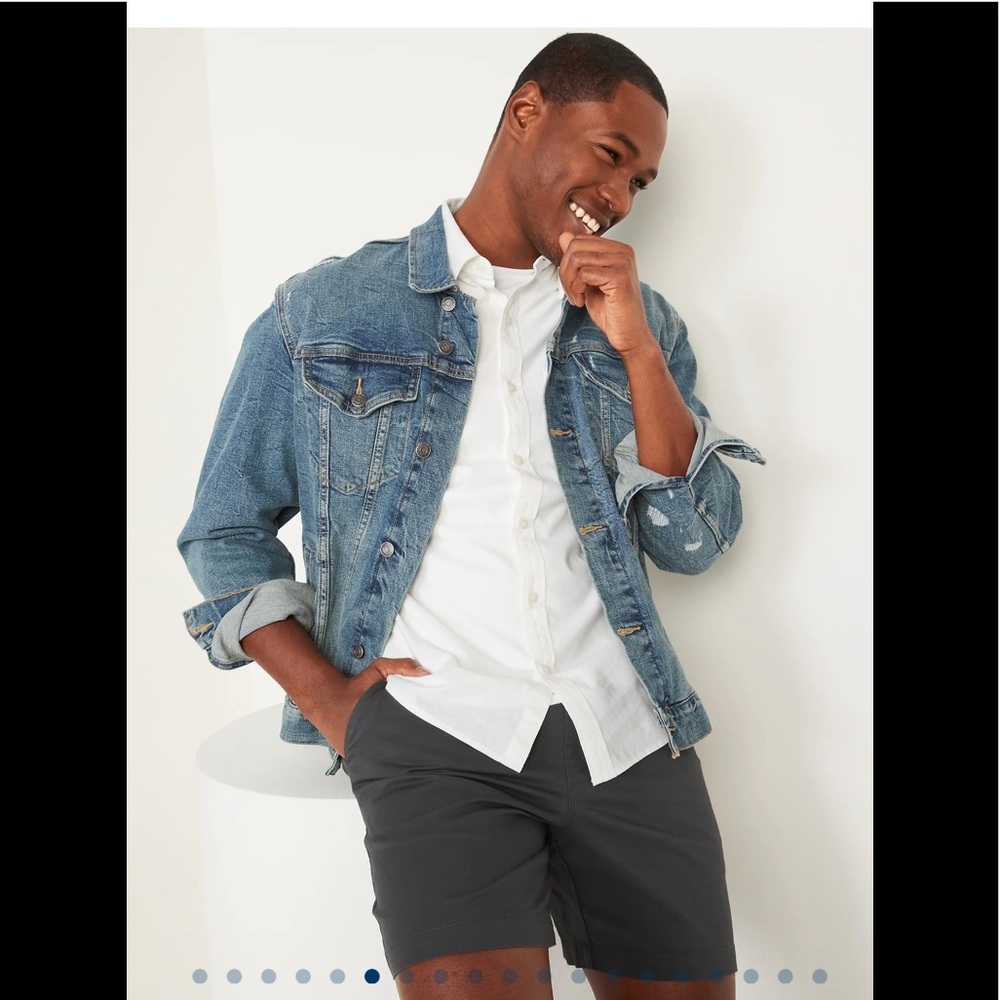 Old Navy  Navy Blue Jogger Elastic Waistband Shorts